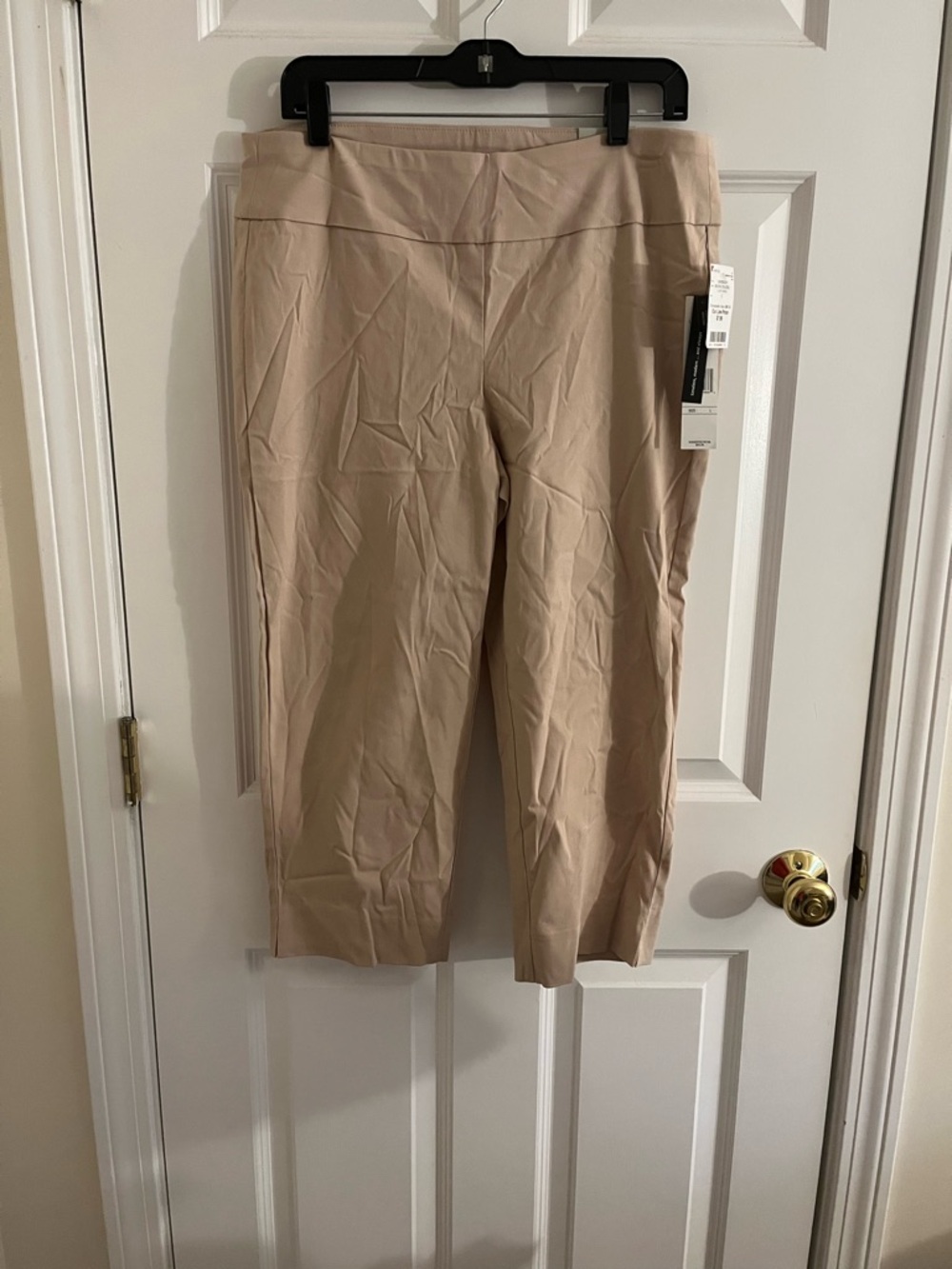 Larry Levine Beige Capris
